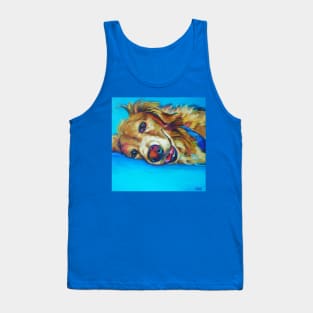 Bailey the Cute GOLDEN RETRIEVER Tank Top